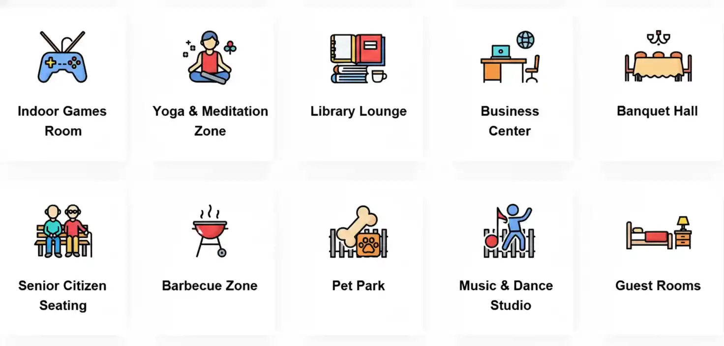 Green Lawns, Kids’ Play Areas, Walking Tracks And Community Spaces At Mana Verdant Terraces